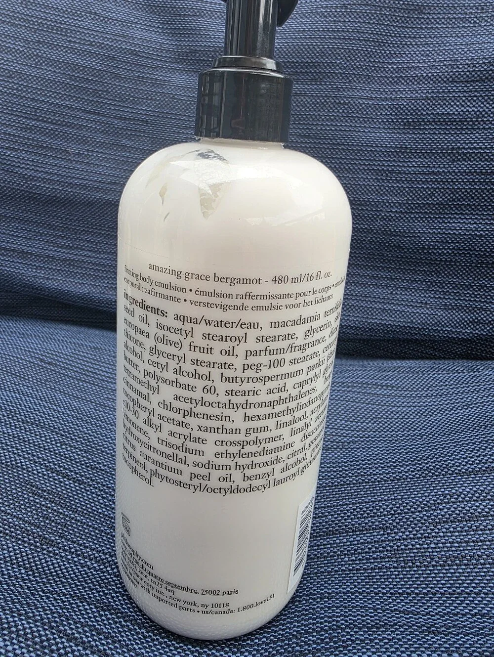 philosophy Amazing Grace Bergamot Firming Body Emulsion  Lotion 16 oz